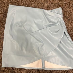 Light blue skirt